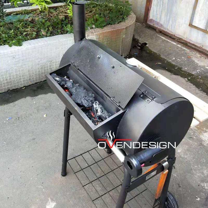 heating a charcoal grill