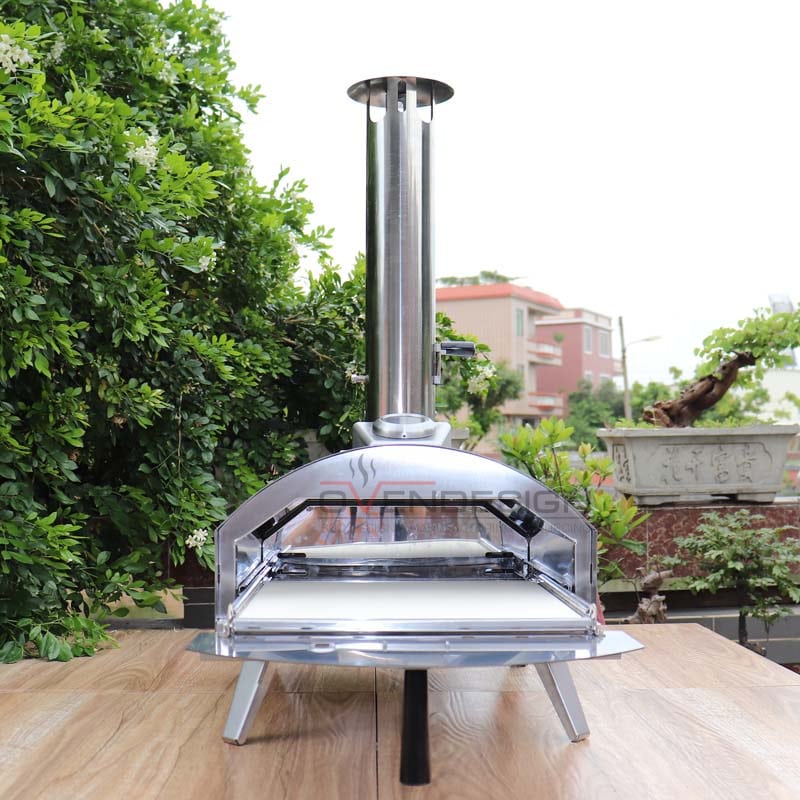XL Size Wood Fired Outdoor Stainless Steel Pizza Oven BBQ Grill w/ Acc –  SDI Factory Direct Wholesale