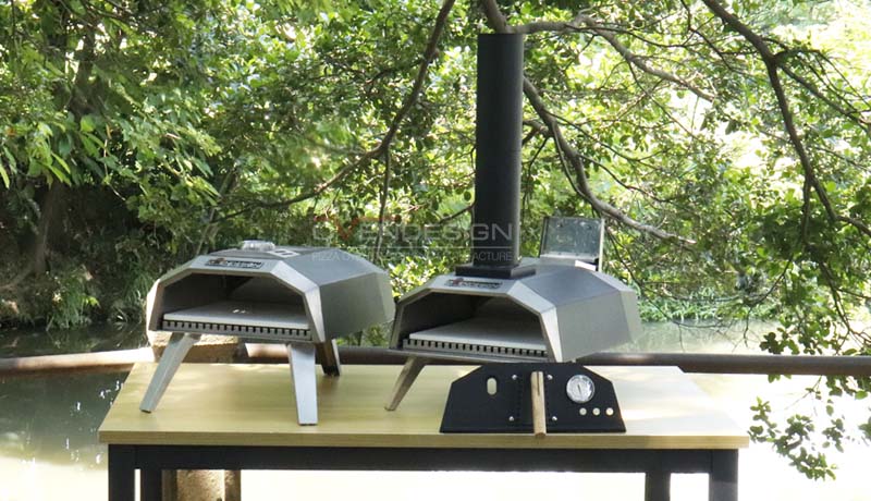 Gas and wood-fired pizza oven (1)