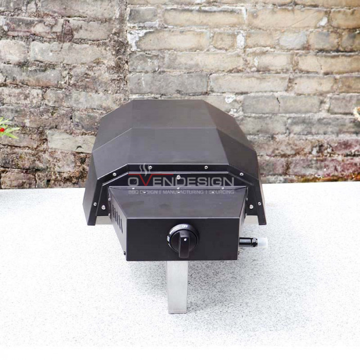 12" Outdoor Portable Gas Type Pizza Oven Without Thermometer, Spraying Type Pizza Oven