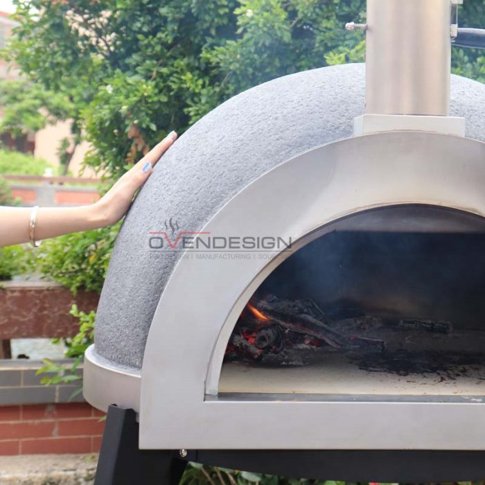 Wood-Fried Clay Pizza Oven, Light Weight Easy Move, Low MOQ, China Manufactory