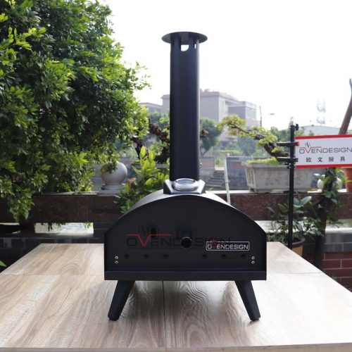 Latest Design Drawer Type Black Spray Process Outdoor Gas Pizza Oven