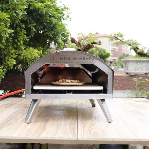 Outdoor Portable Gas Pizza Oven, Stainless Steel Gas Pizza Oven, Easily Assembled