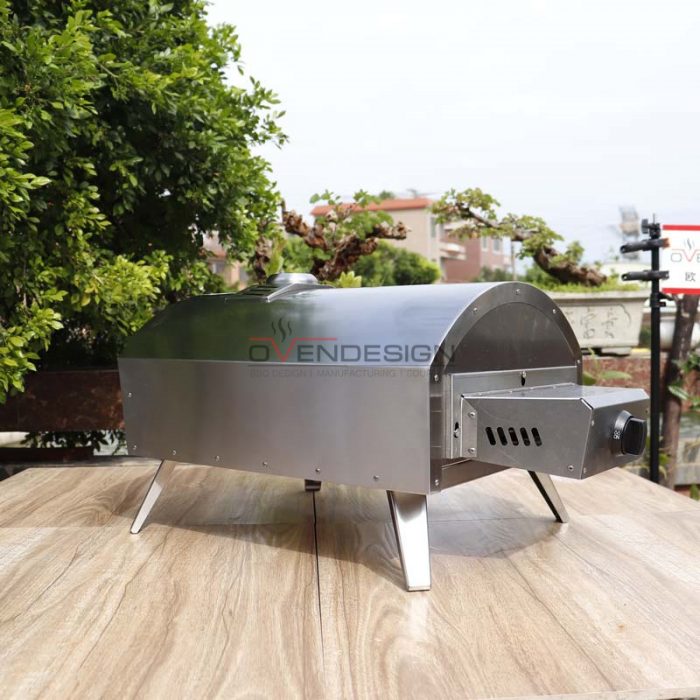 Outdoor Portable Gas Pizza Oven, Stainless Steel Gas Pizza Oven, Easily Assembled