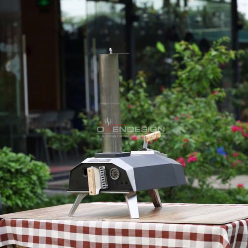 Outdoor Portable Powder Coated Wood-fired Pizza Oven