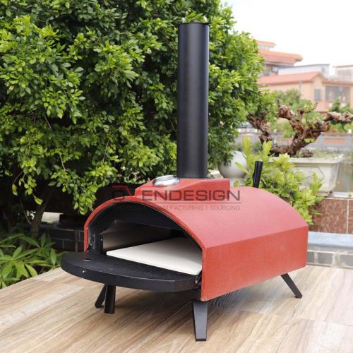 Wood Fire Turn Over Door Type Clay Pizza Oven, Outdoor Pizza Oven