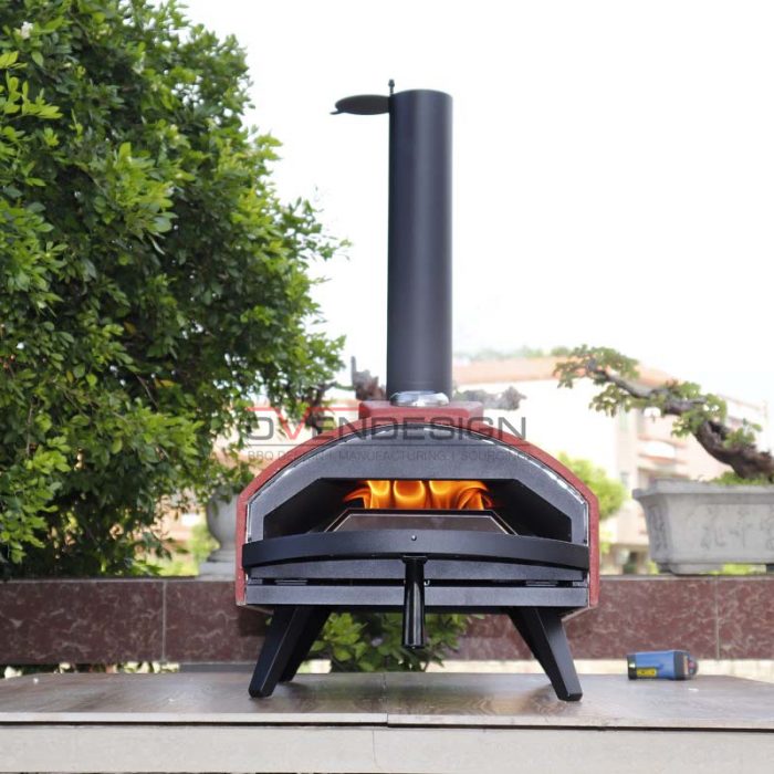 Wood Fire Turn Over Door Type Clay Pizza Oven, Outdoor Pizza Oven