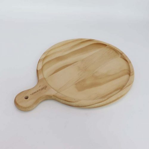 Wooden Pine Pizza Tray .