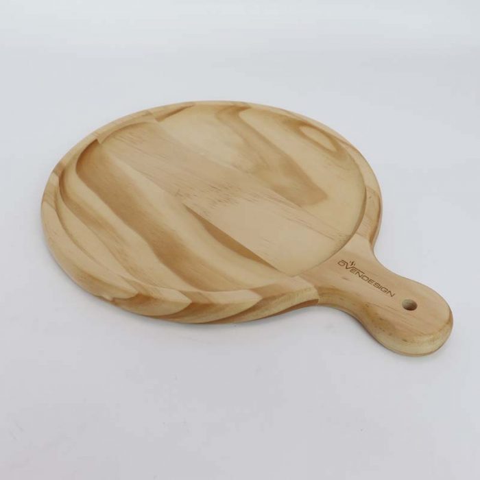 Wooden Pine Pizza Tray .