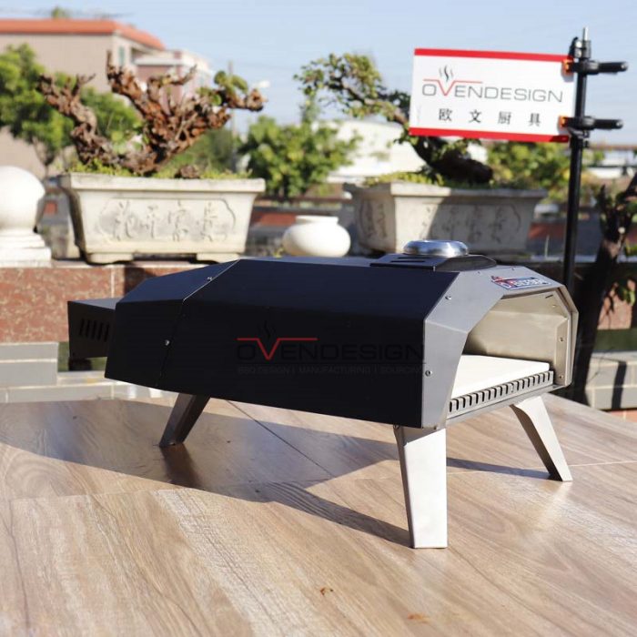12" Outdoor Portable Gas Type Pizza Oven, Spraying Type Pizza Oven