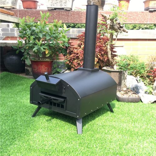 Portable Wood-Fired Outdoor Pizza Oven For Home Garden Balcony, Perfect For Outside Cooking