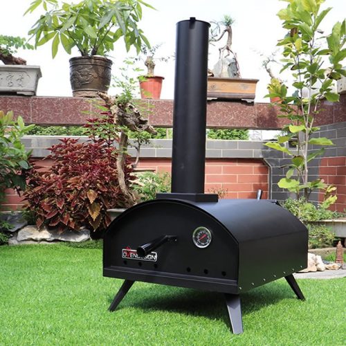 Portable Wood-Fired Outdoor Pizza Oven For Home Garden Balcony, Perfect For Outside Cooking