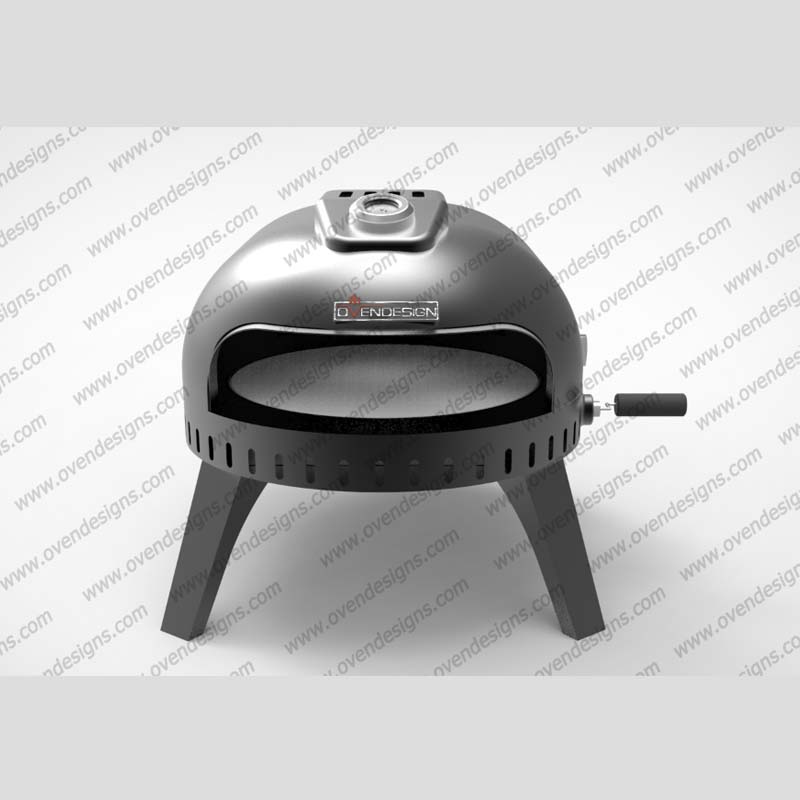 Goose Egg Shape Gas Type Manually Rotate Pizza Oven GE-G-PR-1(1)