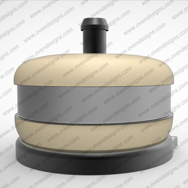 Gas Type Burger Shape Pizza Oven (1)