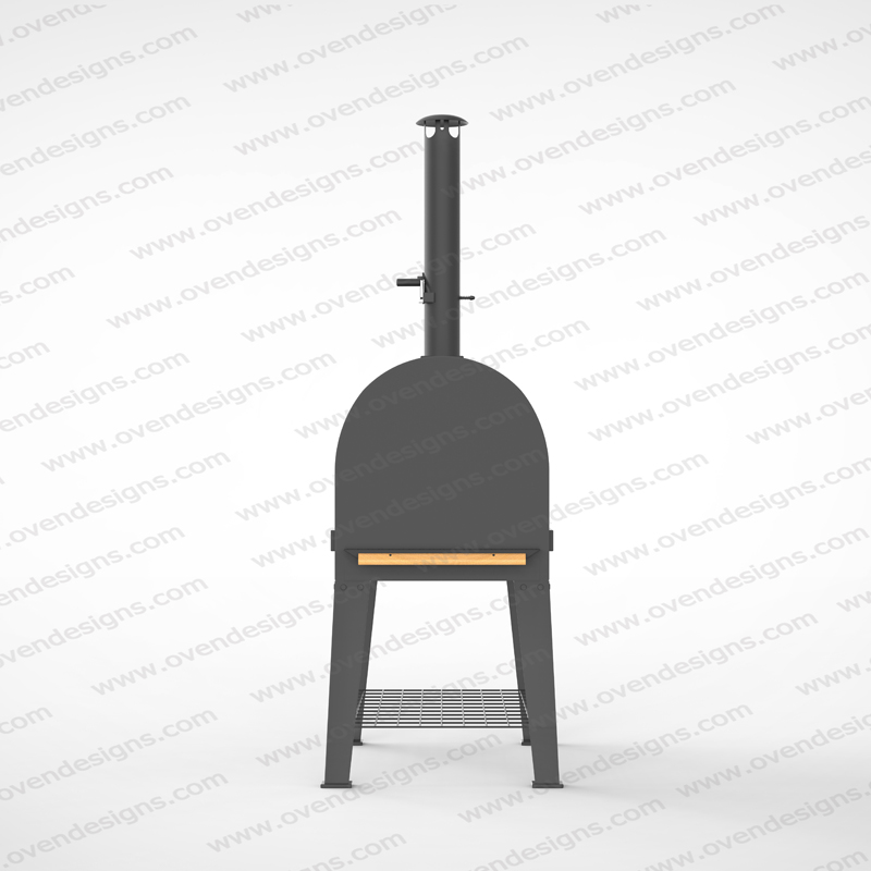 Spraying Type Wood-fire Horizontal Pizza Oven With Separate Burning Room (2)