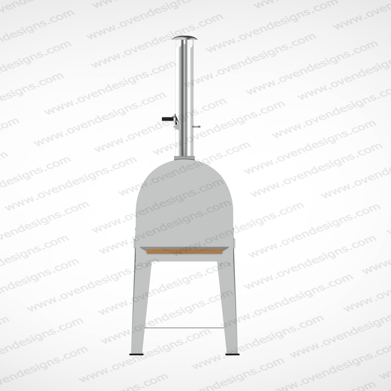 Stainless Steel Wood-fire horizontal Pizza Oven With Separate Burning Room（1） (1)