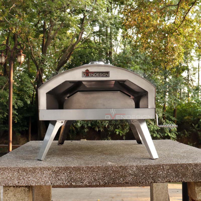 Stainless Steel Gas Pizza Oven QQ-G-SR-3(1)