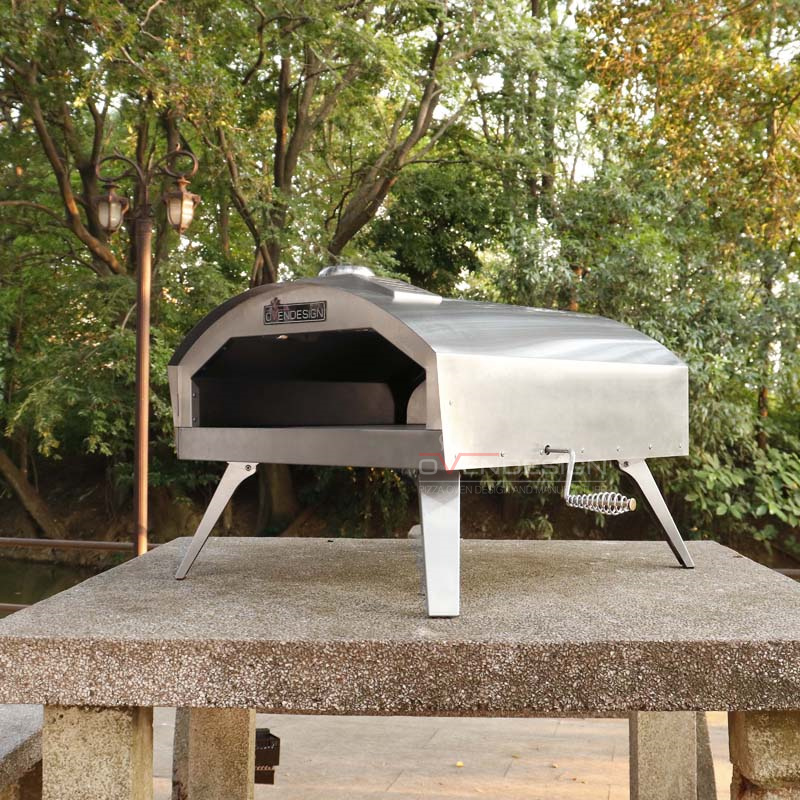Stainless Steel Gas Pizza Oven QQ-G-SR-3(2)