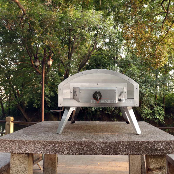 Stainless Steel Gas Pizza Oven QQ-G-SR-3(4)