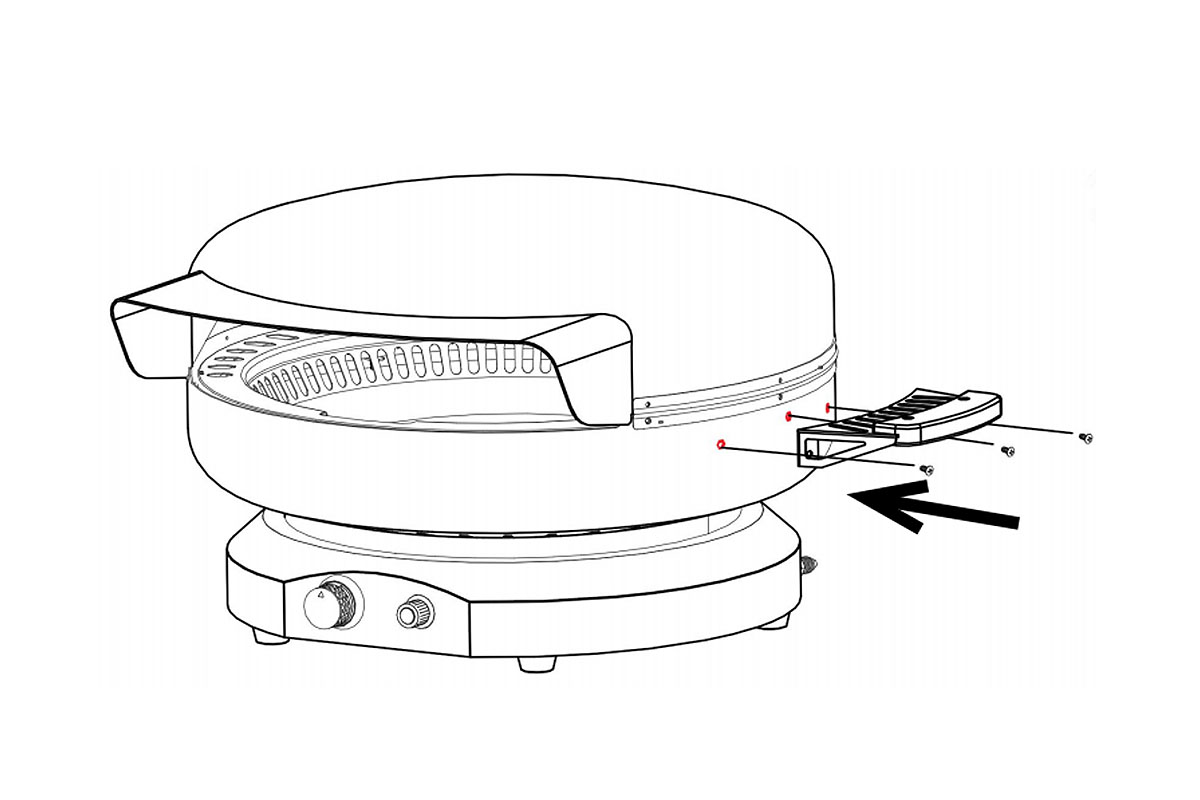 How to Install the Cubs Cap Gas Pizza Oven (1)